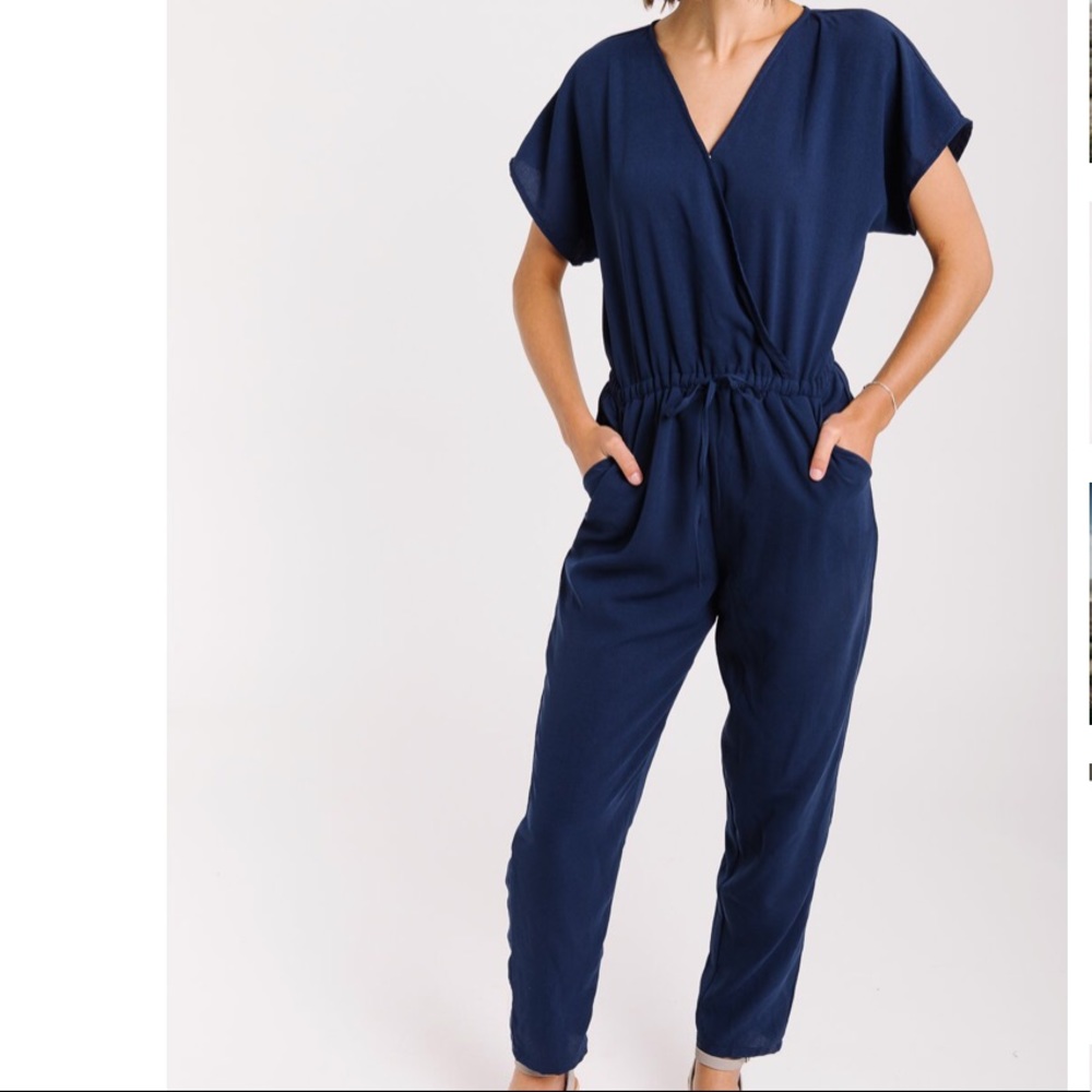 Navy Jumpsuit